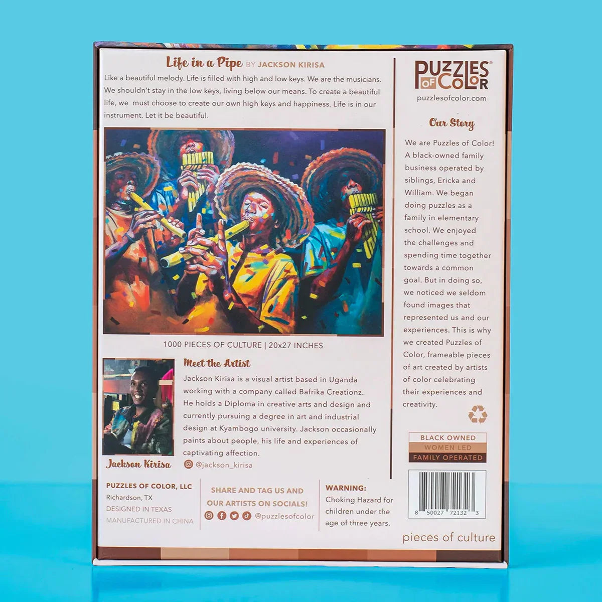 "Life in a Pipe" by Kirisa Jackson