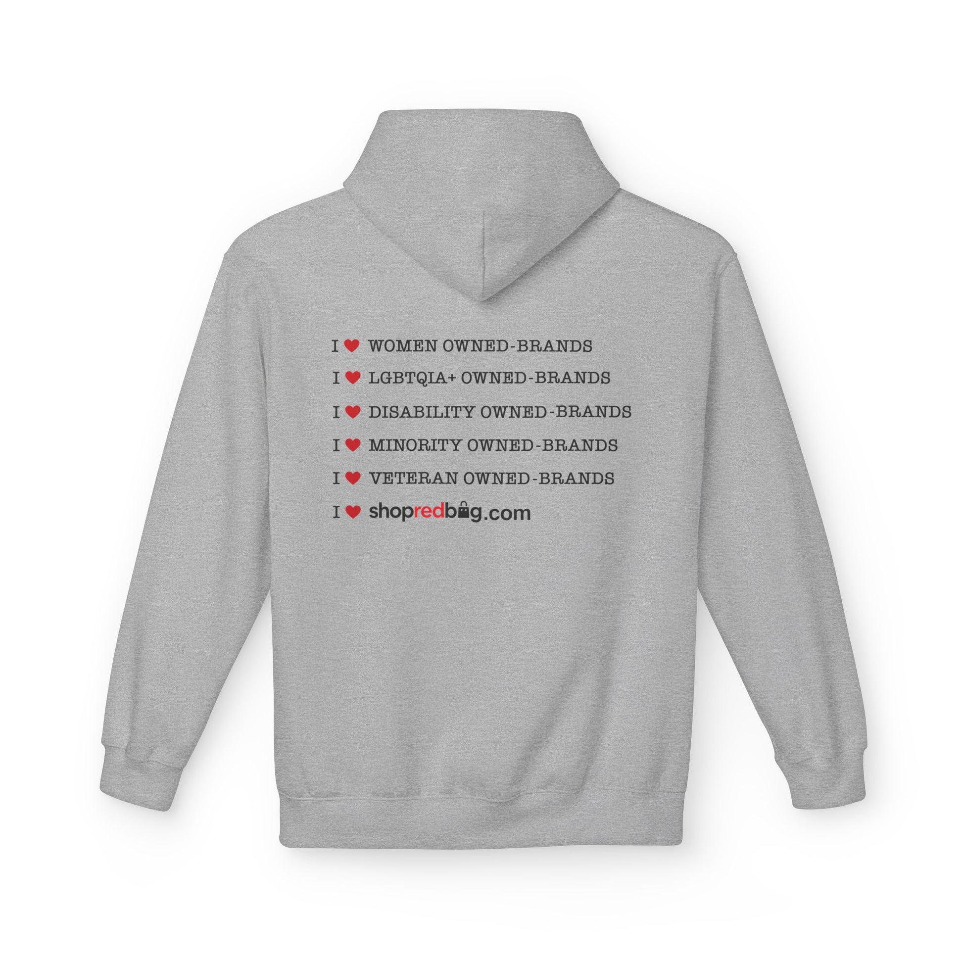 I Love Diversity - shopredbag Cozy Fleece Sweatshirt