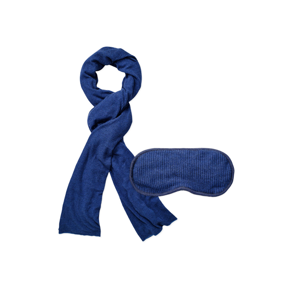 Travel Blanket | Ribbed + Free Eye-mask