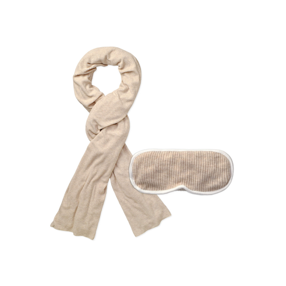 Travel Blanket | Ribbed + Free Eye-mask