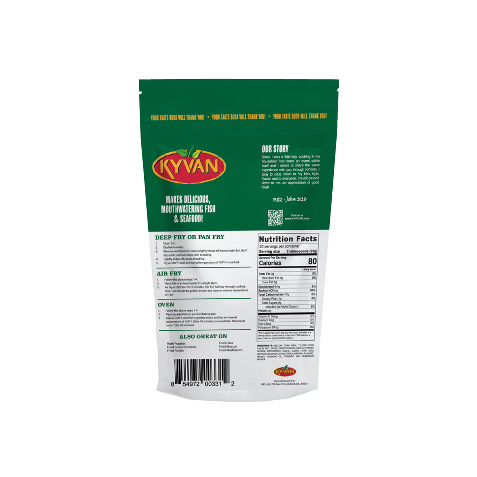 Perfectly Seasoned Chicken & Fish Breading with Original Hot Sauce - Variety 3 Pack