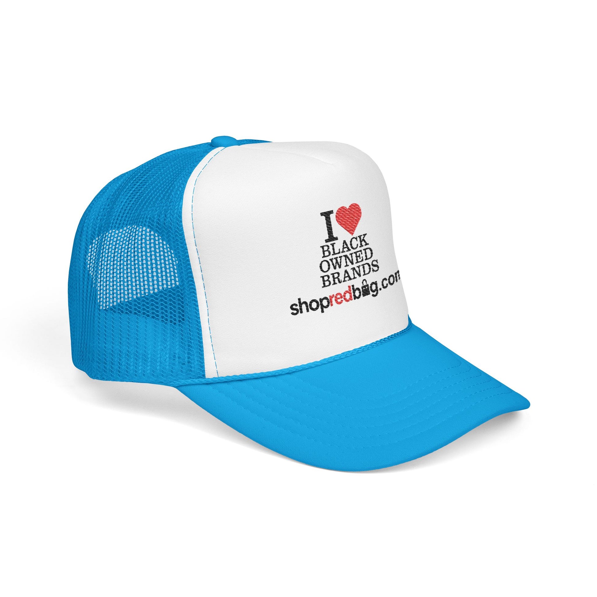 I Love Black-Owned Brands - shopredbag Trucker Hat