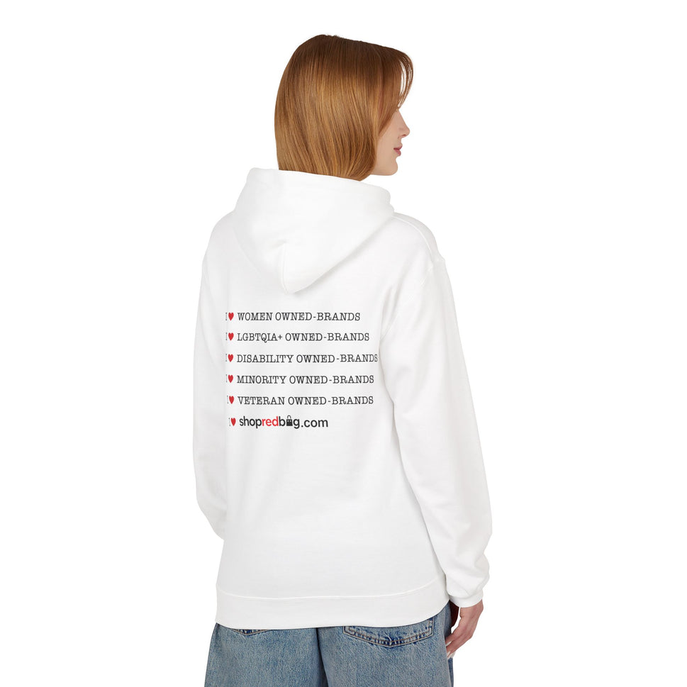 I Love Diversity - shopredbag Cozy Fleece Sweatshirt