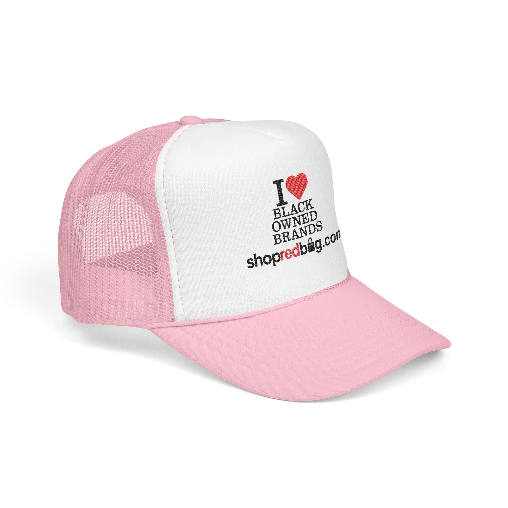 I Love Black-Owned Brands - shopredbag Trucker Hat
