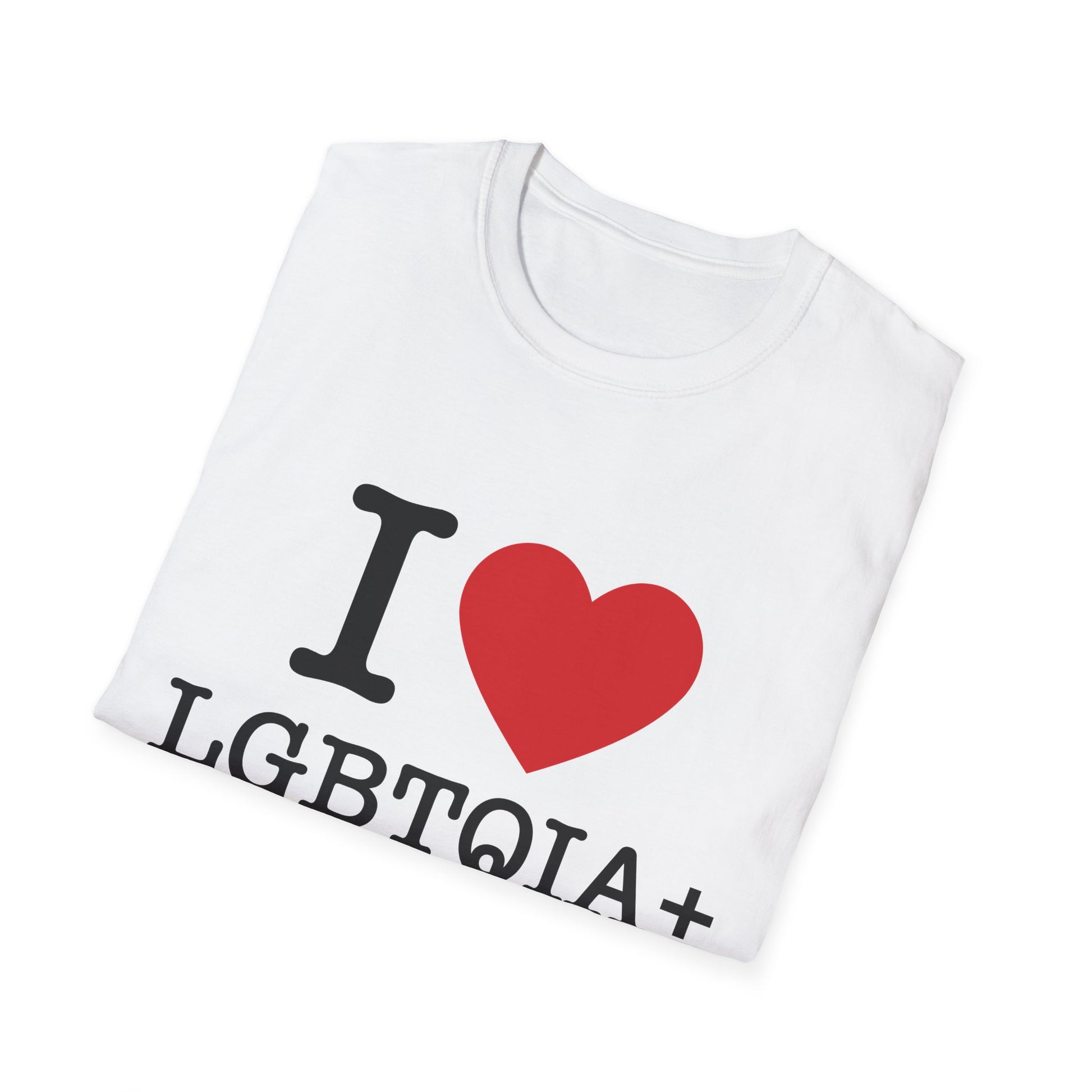 I Love LGBTQIA+ Owned Brands - shopredbag Unisex T-Shirt