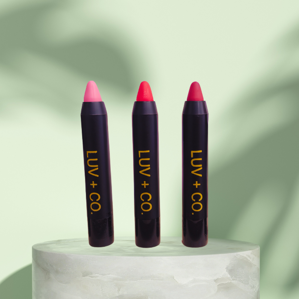 Luvee Duvee Lip Crayon Trio