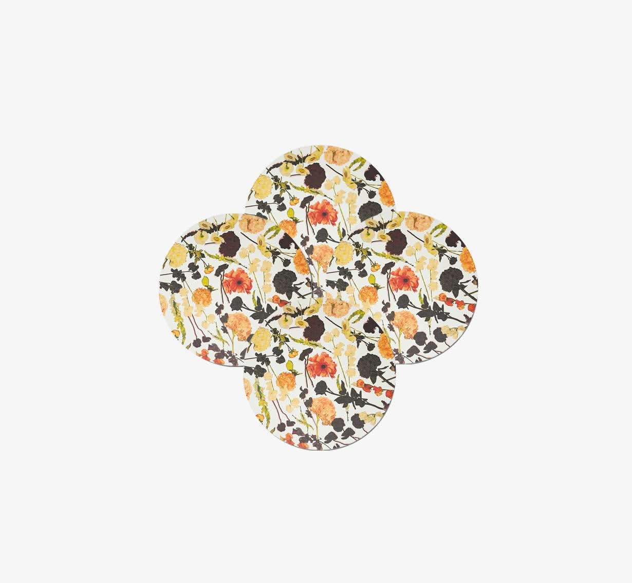 Auburn Bouquet Vinyl Placemat Set of 4