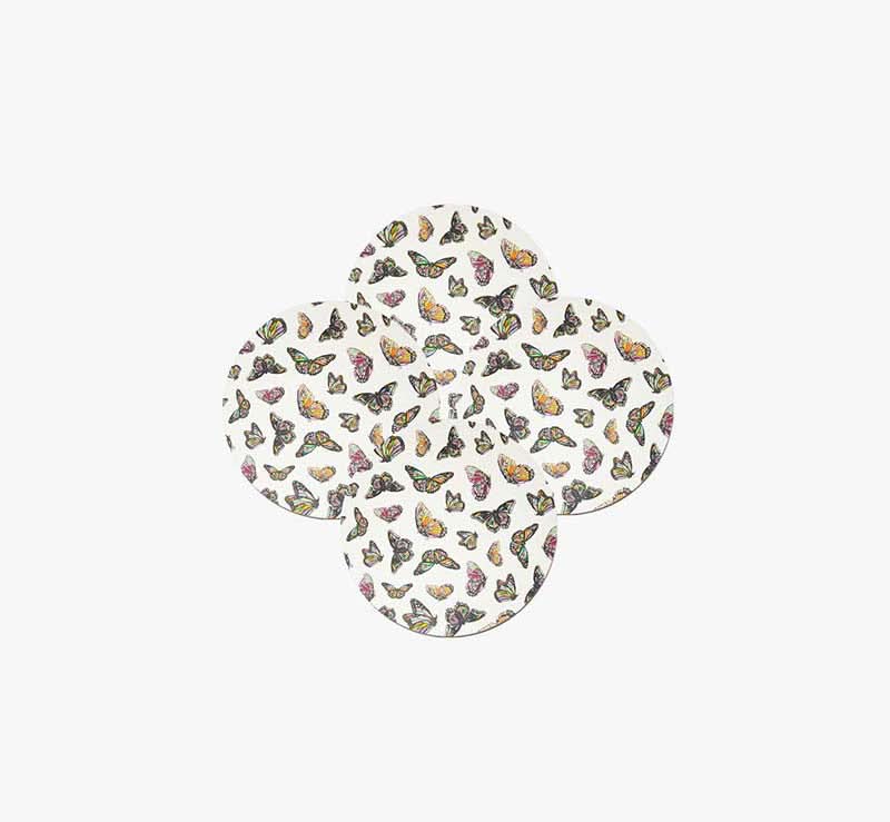 Butterflies Vinyl Placemat Set of 4