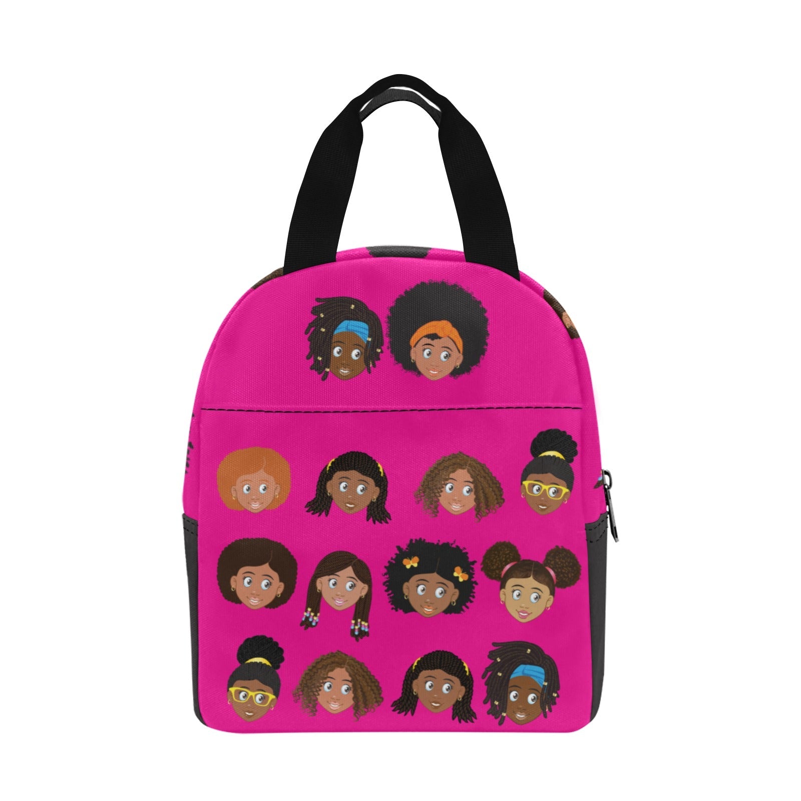 Girls Top Zip Lunch Bag