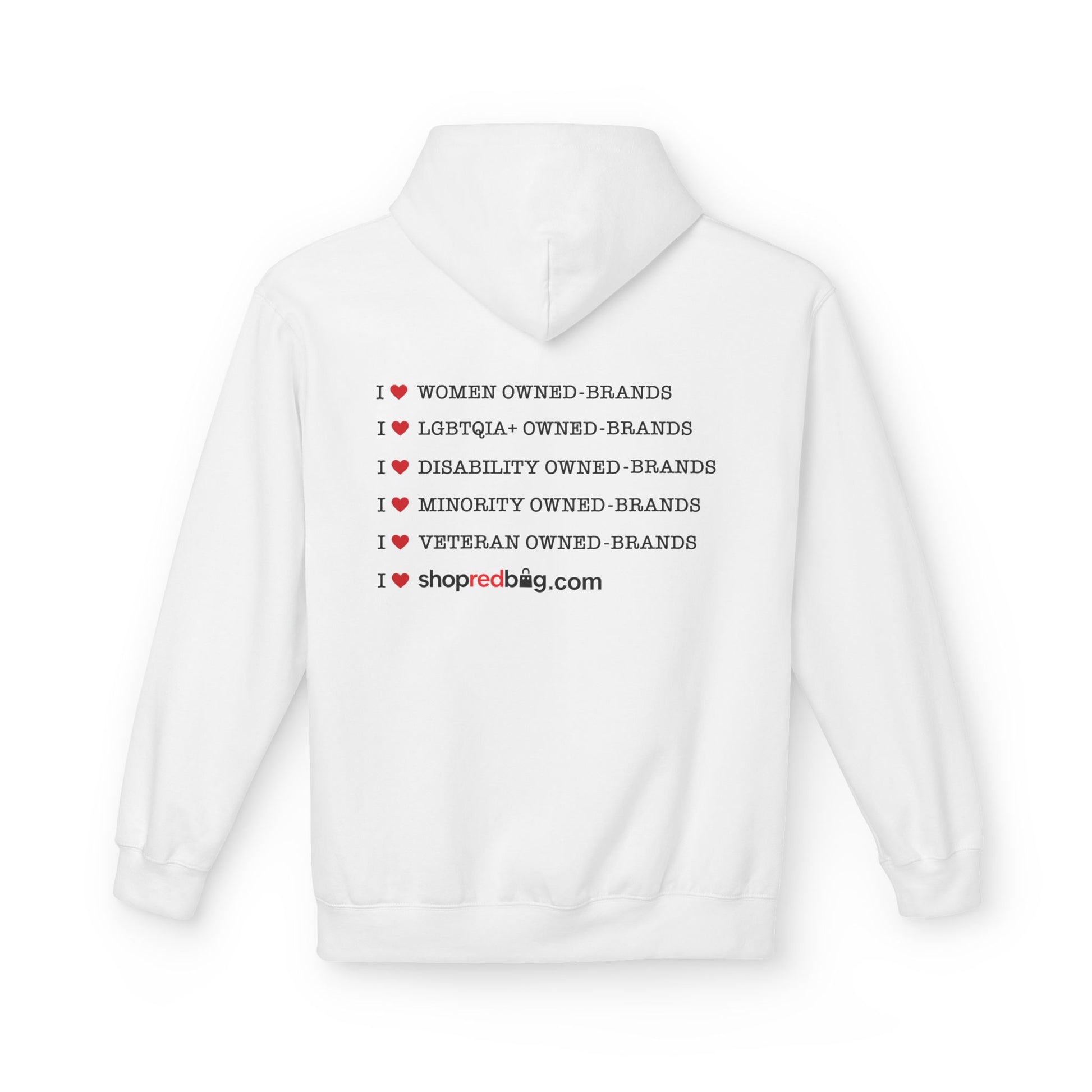 I Love Diversity - shopredbag Cozy Fleece Sweatshirt