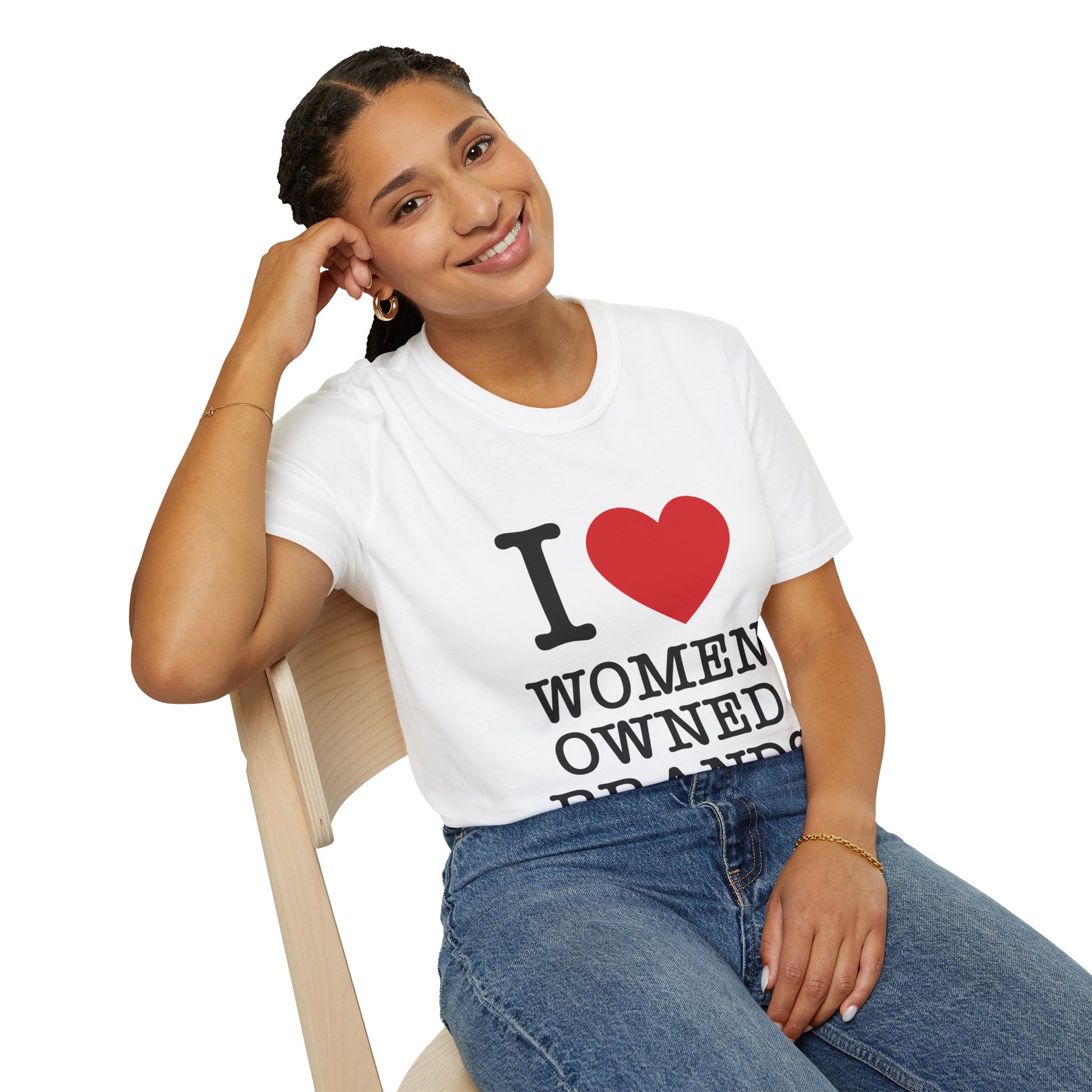 I Love Woman-Owned Brands - shopredbag Unisex T-Shirt
