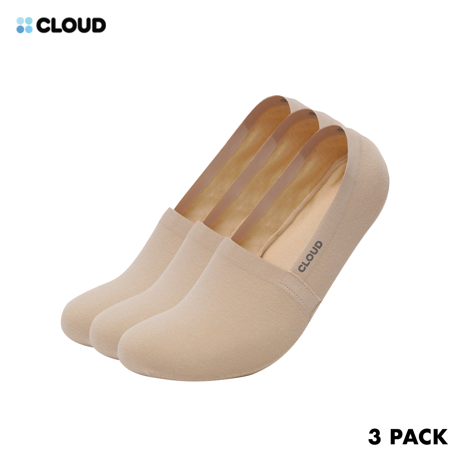 MVS Premium No Show Socks - 3 Pack