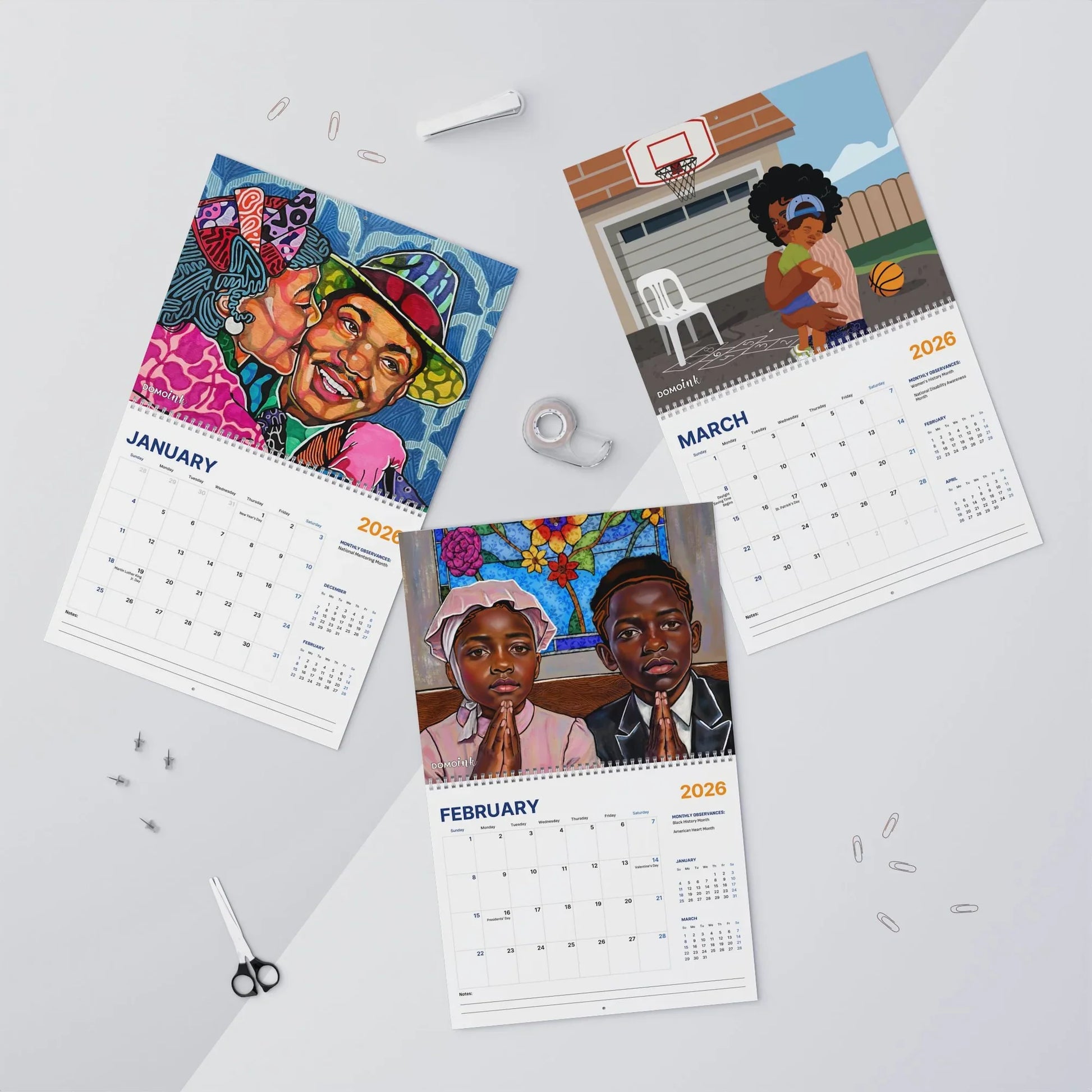 "Taking Up Space" 2026 Wall Calendar