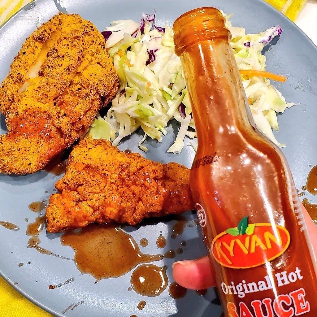 Perfectly Seasoned Chicken & Fish Breading with Original Hot Sauce - Variety 3 Pack