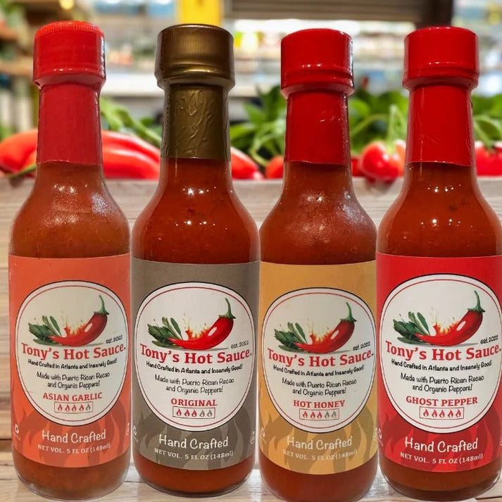 4 Bottle Caribbean Hot Sauce Set