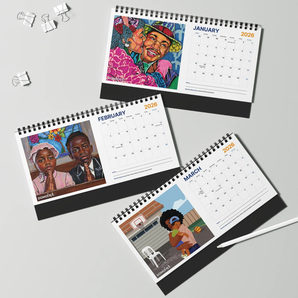 "Taking Up Space" 2026 Desktop Calendar