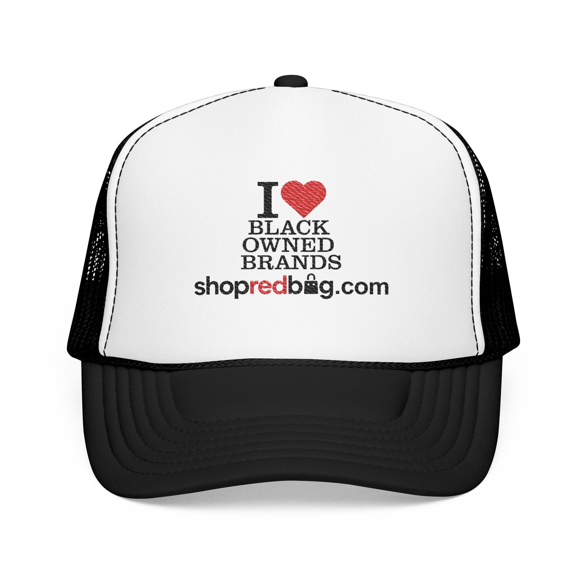 I Love Black-Owned Brands - shopredbag Trucker Hat