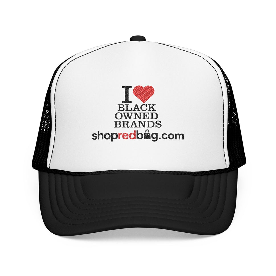 I Love Black-Owned Brands - shopredbag Trucker Hat