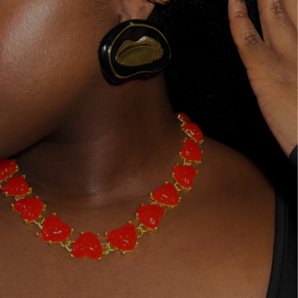 Cherry Heart Necklace