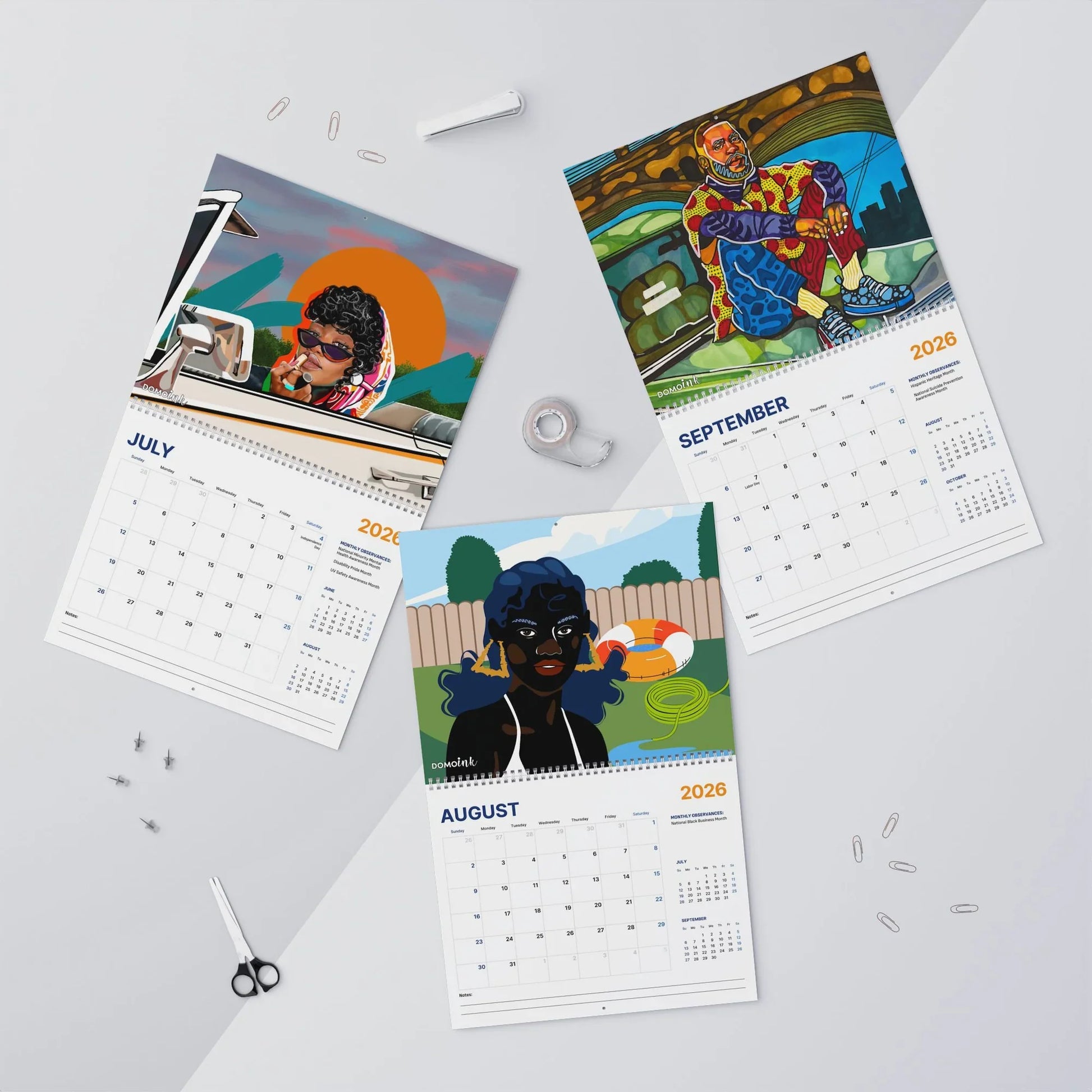 "Taking Up Space" 2026 Wall Calendar