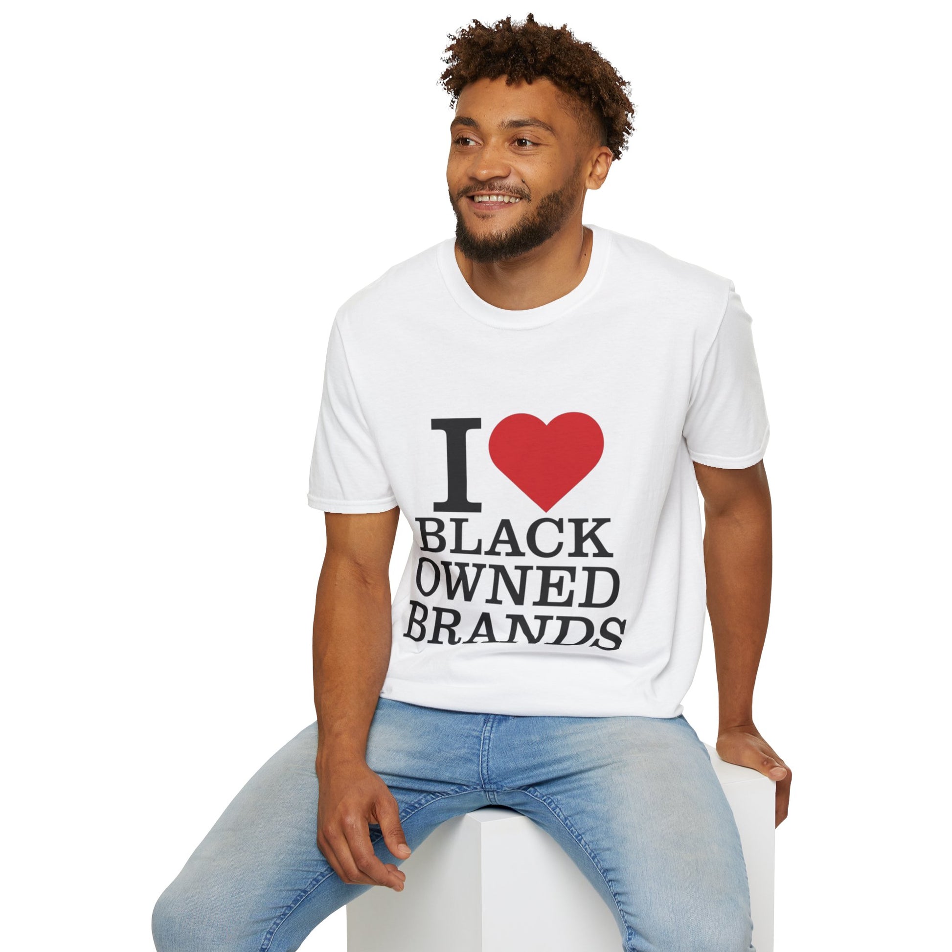 I Love Black-Owned Brands - shopredbag Unisex T-Shirt