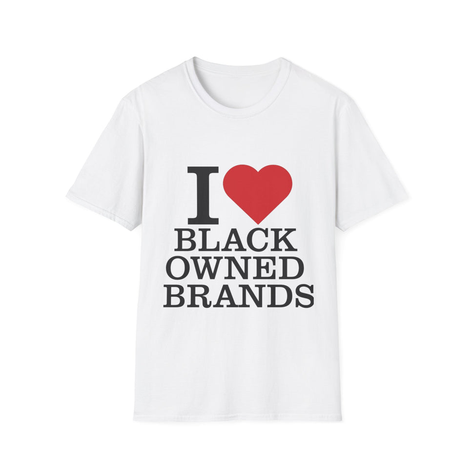 I Love Black-Owned Brands - shopredbag Unisex T-Shirt