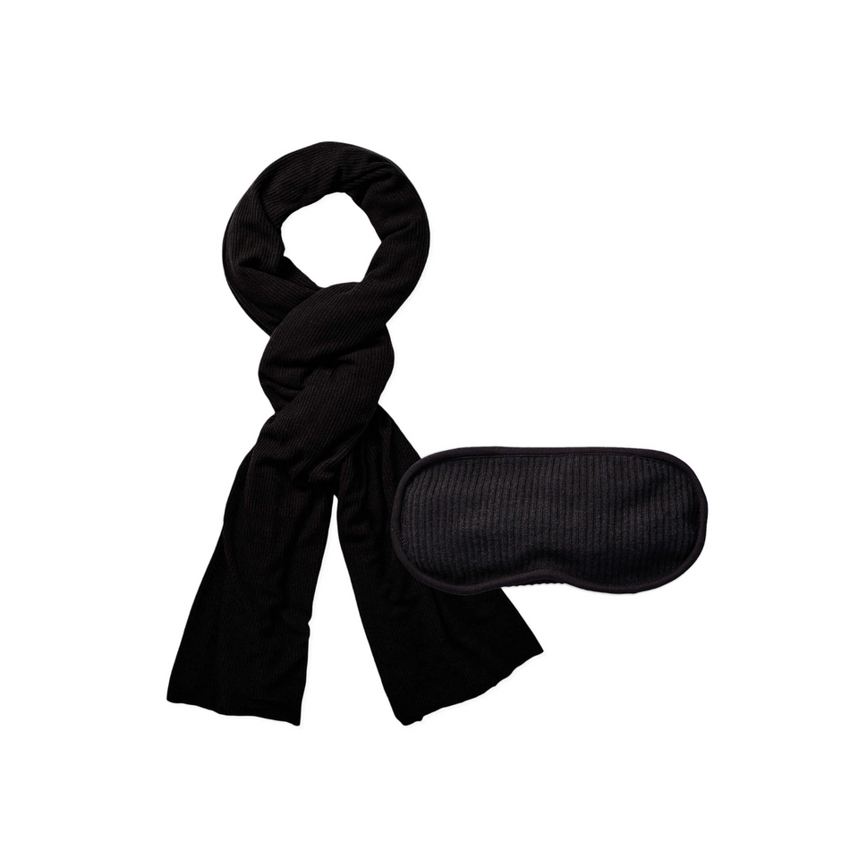 Travel Blanket | Ribbed + Free Eye-mask