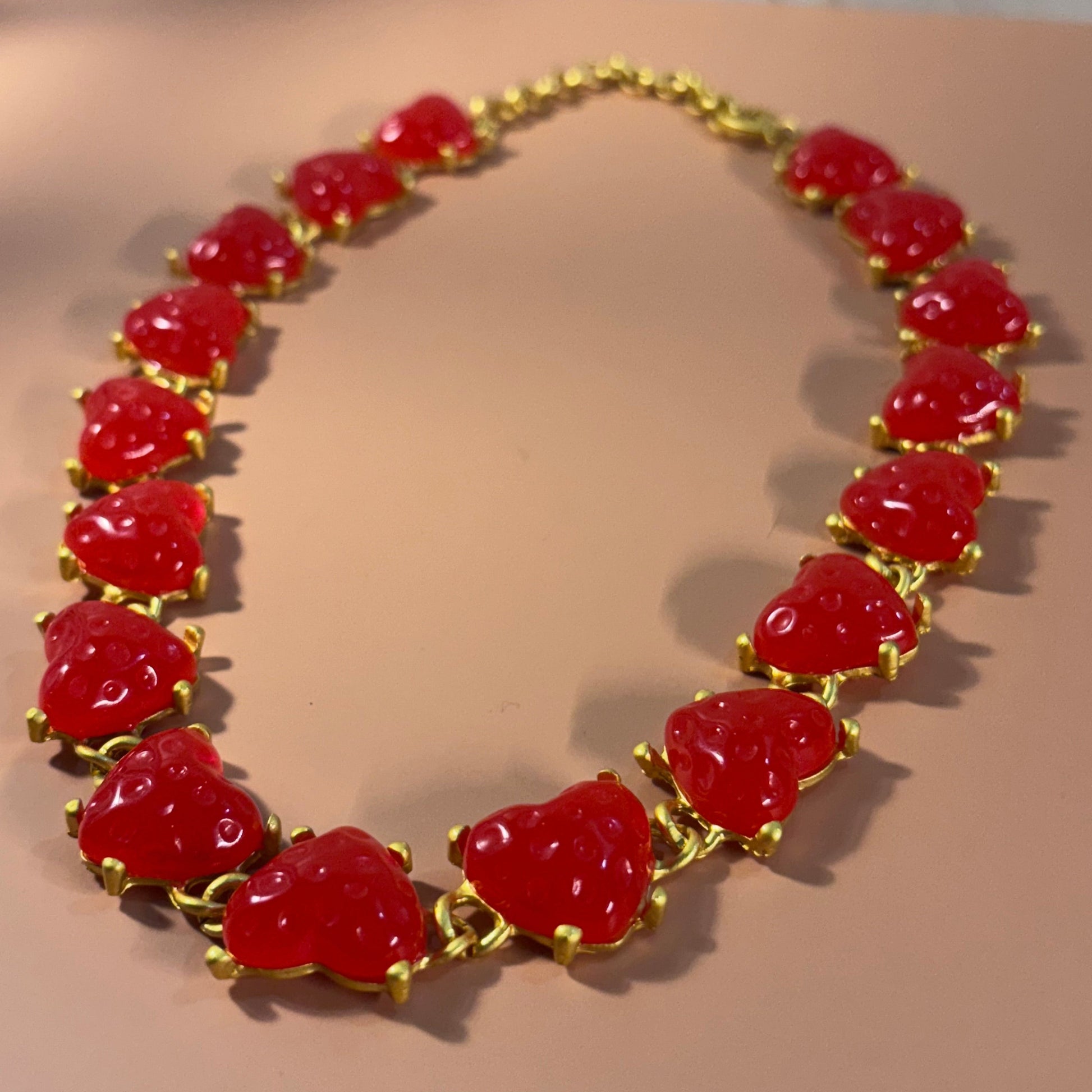 Cherry Heart Necklace