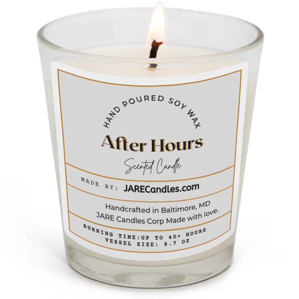 After Hours - Bright Citrus, Tart Cranberry - Soy Wax Scented Candle