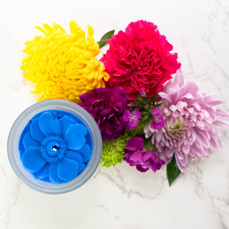 Anemone Flower Candle