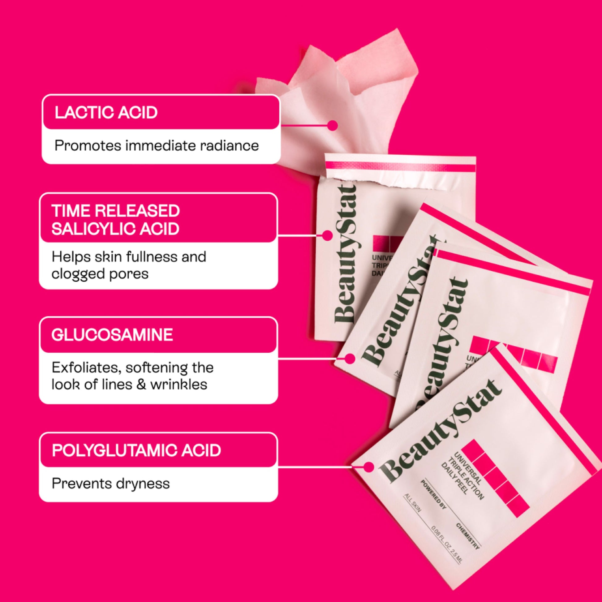 Universal Triple Action Peel Pads 10 Pack