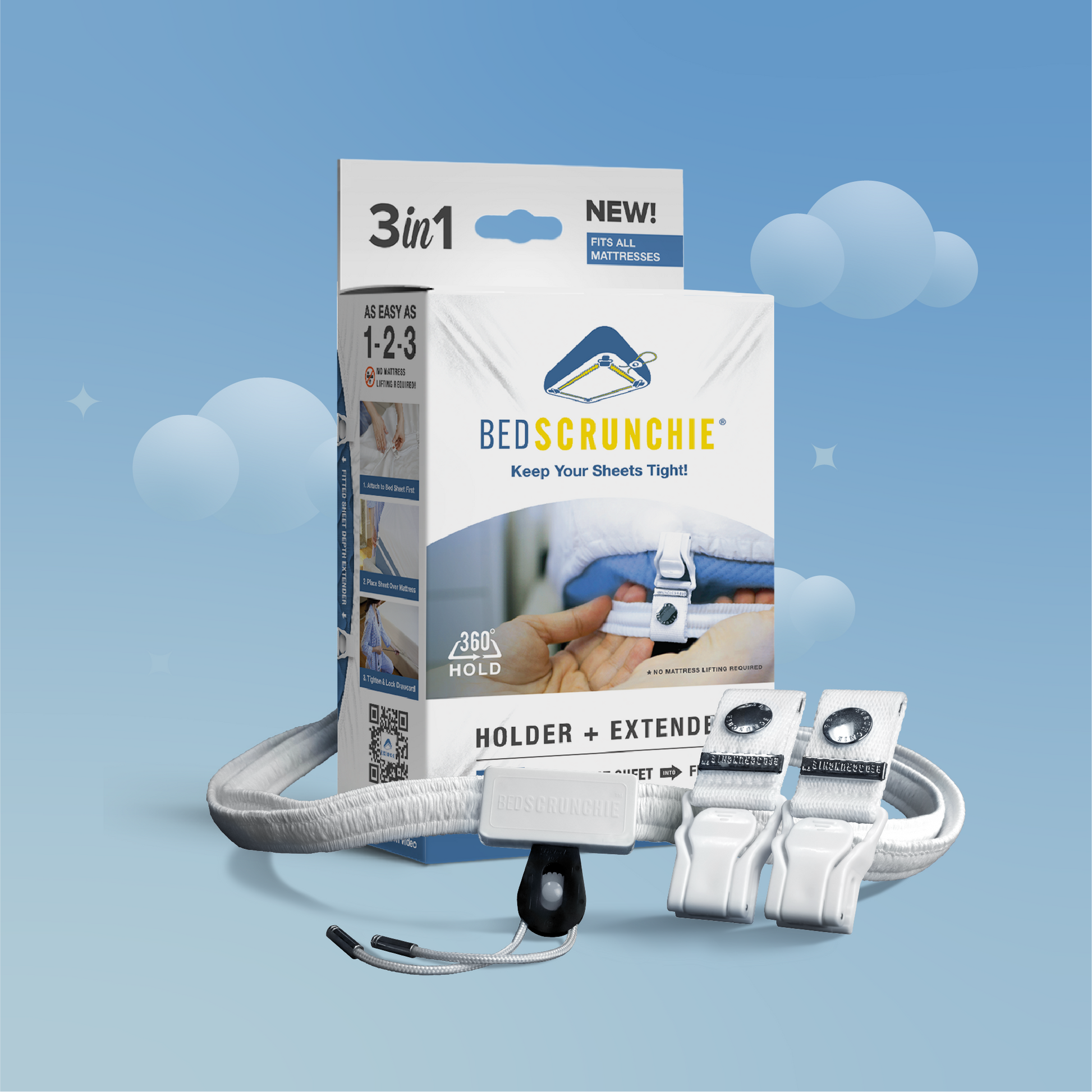 Bed Scrunchie® 360° Bed Sheet Holder