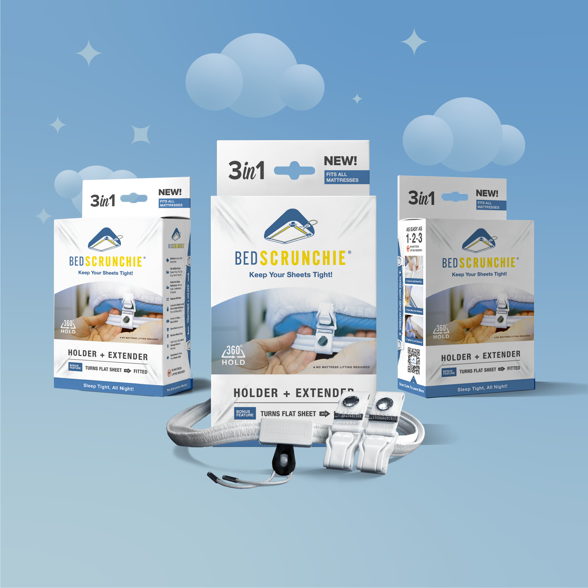 Bed Scrunchie® 360° Bed Sheet Holder