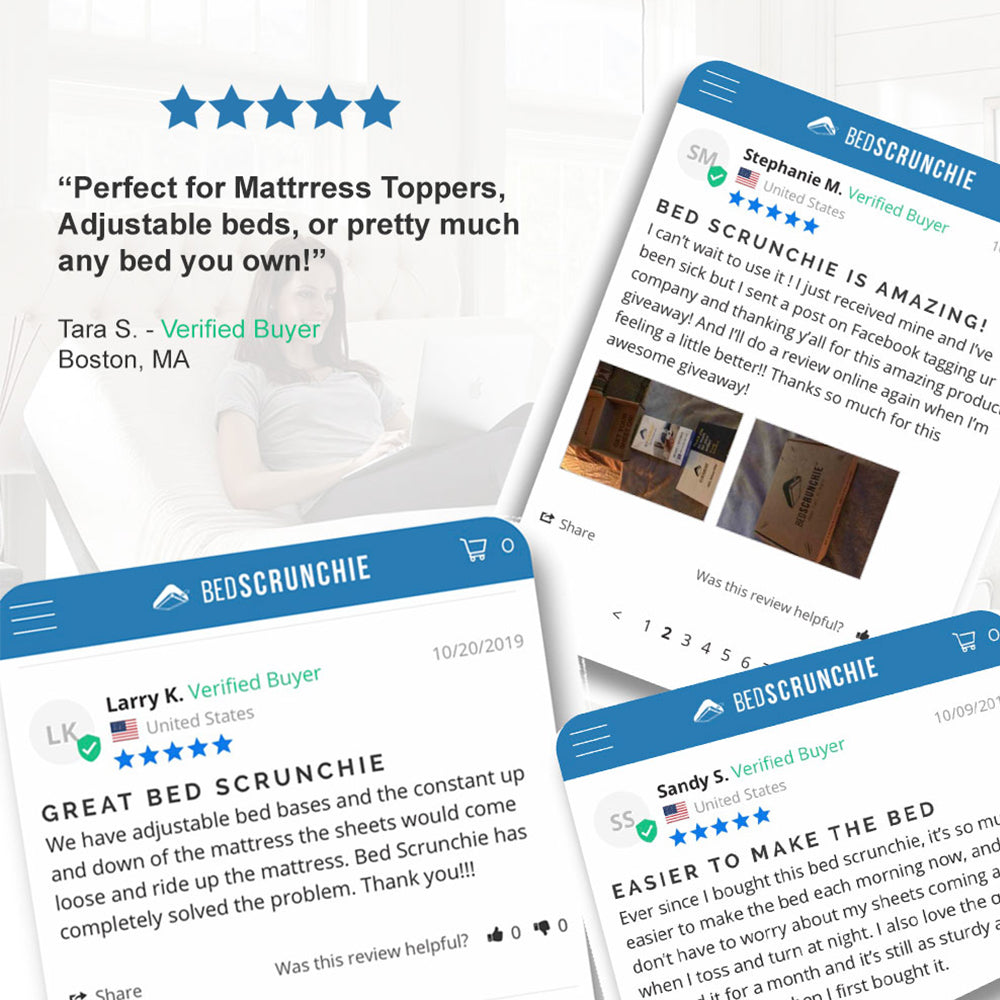 Bed Scrunchie® 360° Bed Sheet Holder