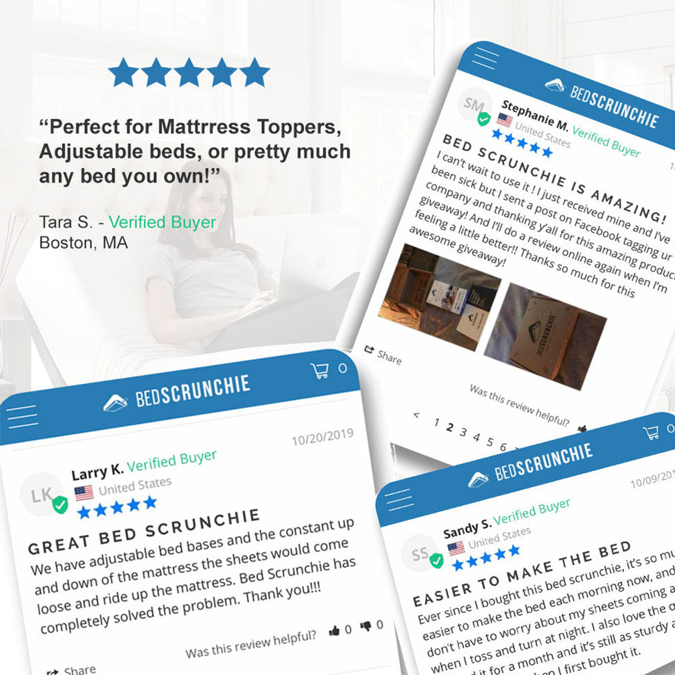 Bed Scrunchie® 360° Bed Sheet Holder