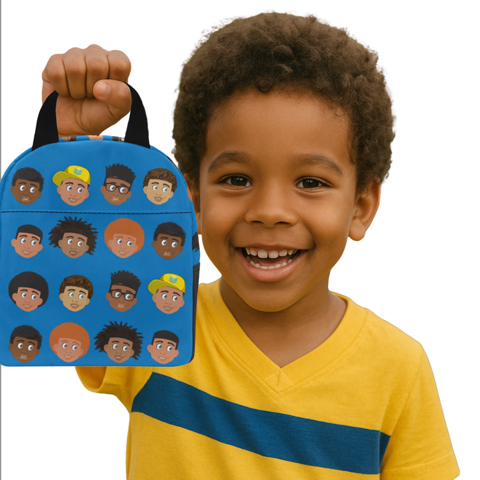 Boys Top Zip Lunch Bag