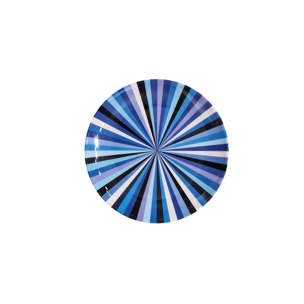 Blue Starburst Chainlink Dinner Plate Set of 4