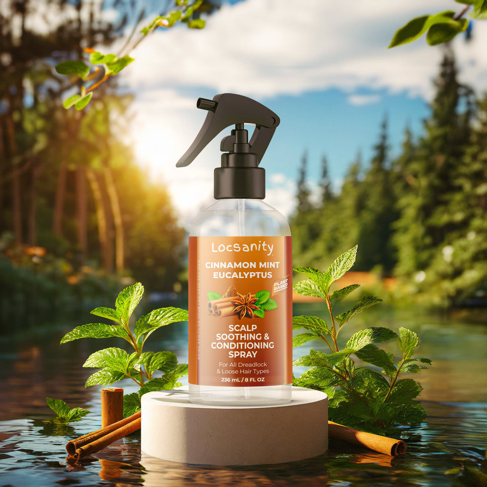 Locsanity Cinnamon Mint Eucalyptus Scalp Soothing & Conditioning Spray