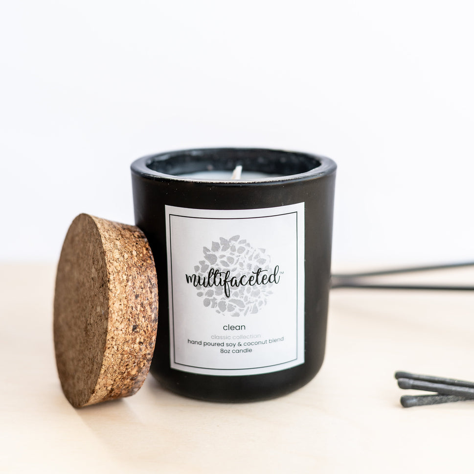 Clean Scent Candle - Eco-Friendly 8 oz.