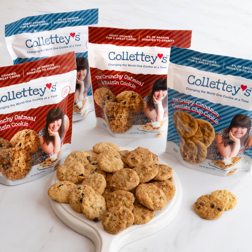 6 Crunchy Bite Size Best Ever Oatmeal Cookie Packages