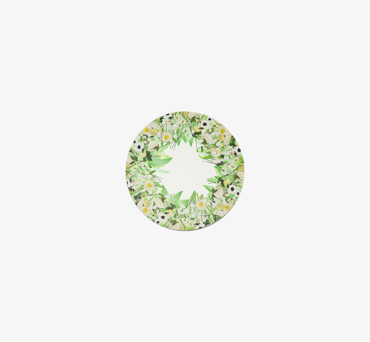 Pura Vida x Cream Floral Garden Vinyl Placemat Set of 4