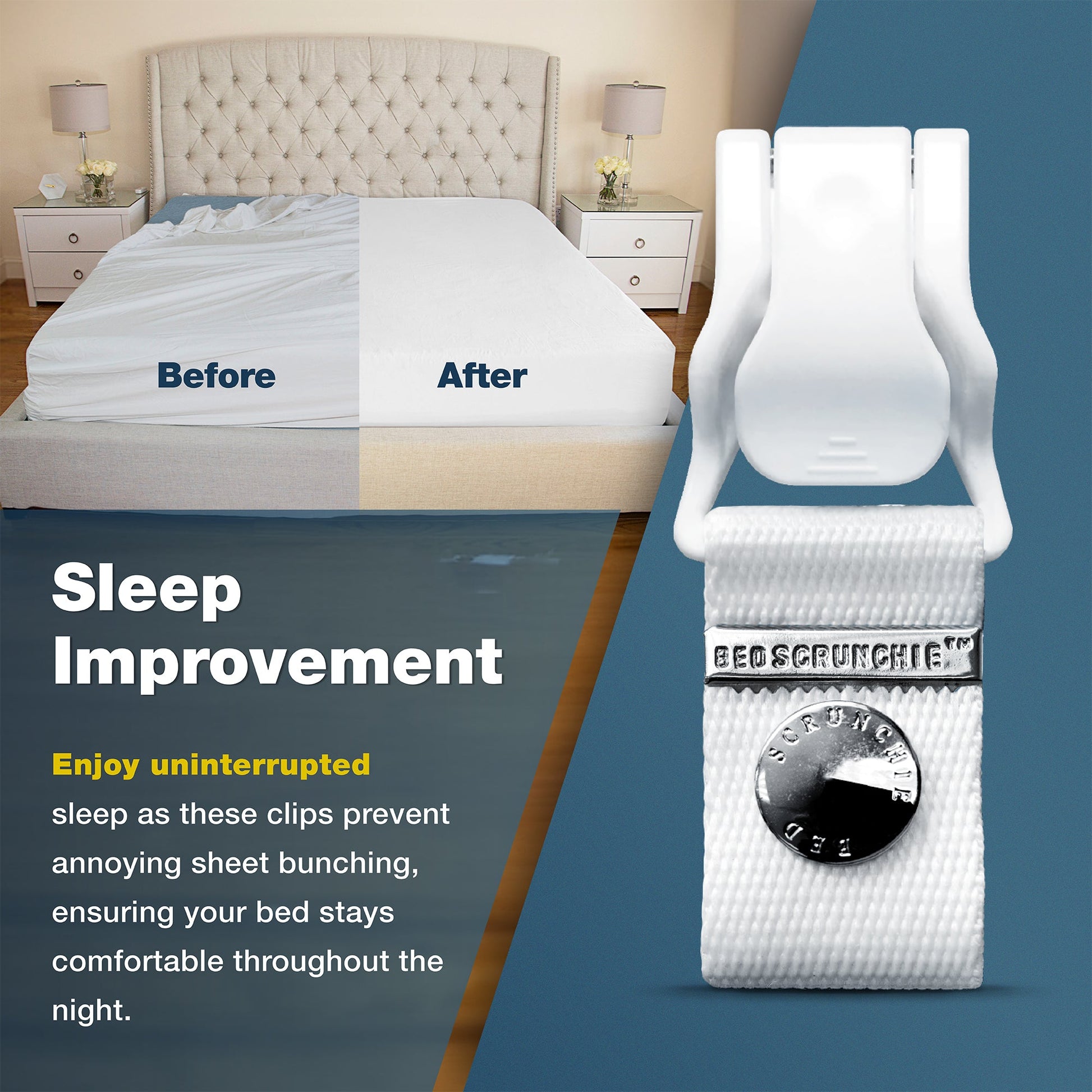 Bed Scrunchie® Clips