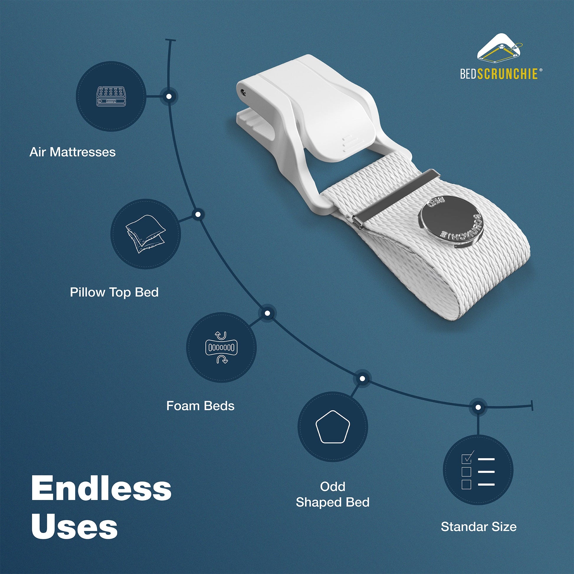 Bed Scrunchie® Clips