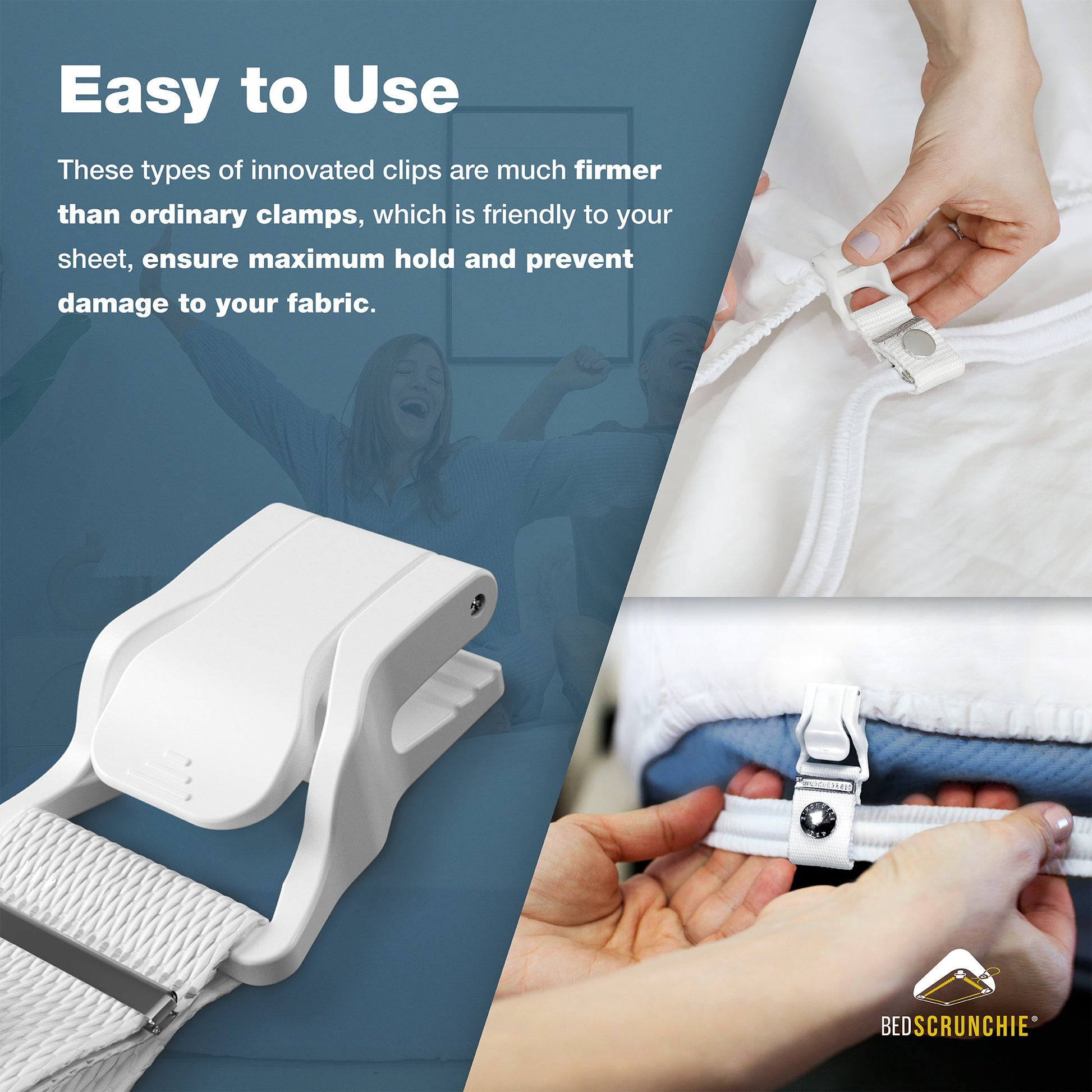 Bed Scrunchie® Clips