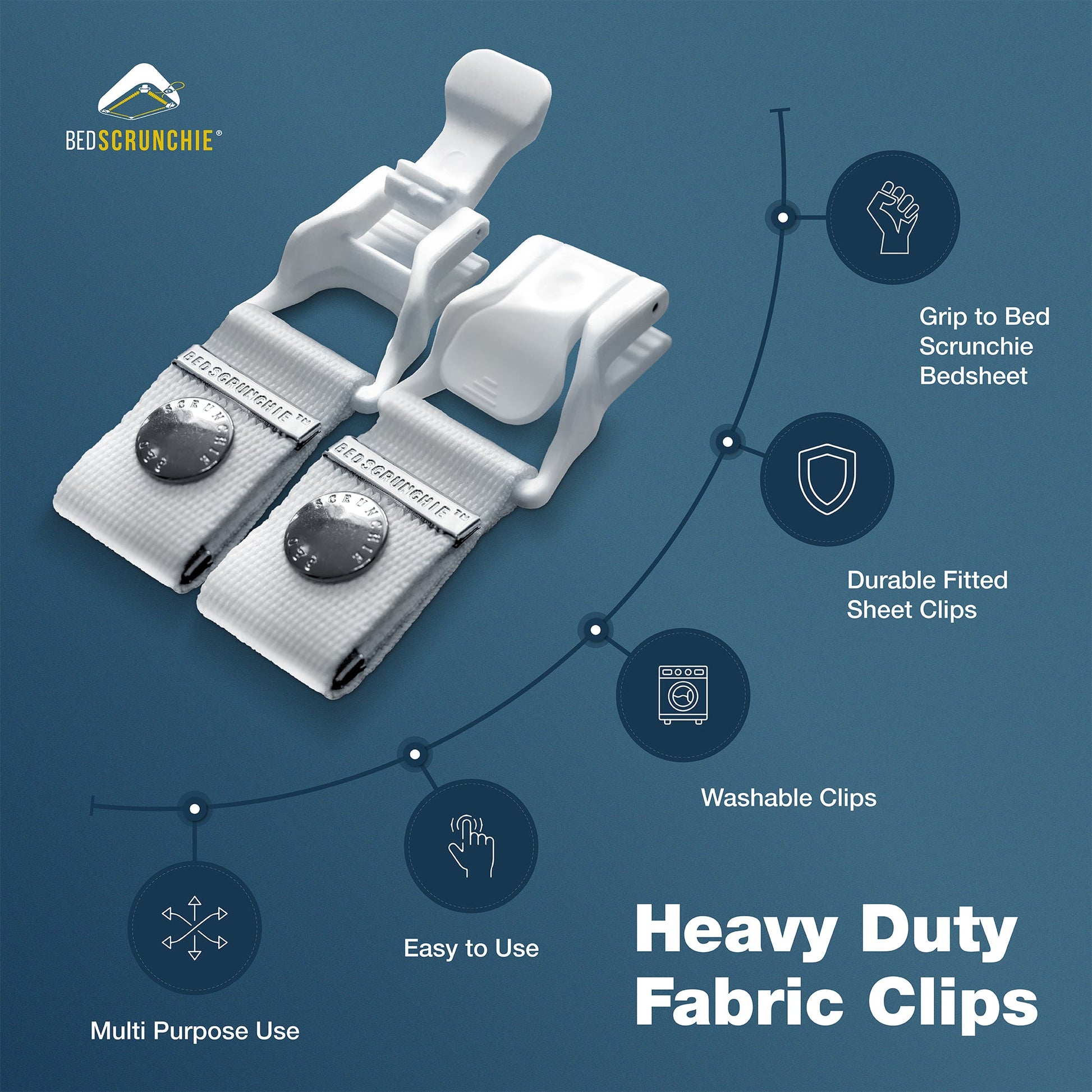 Bed Scrunchie® Clips