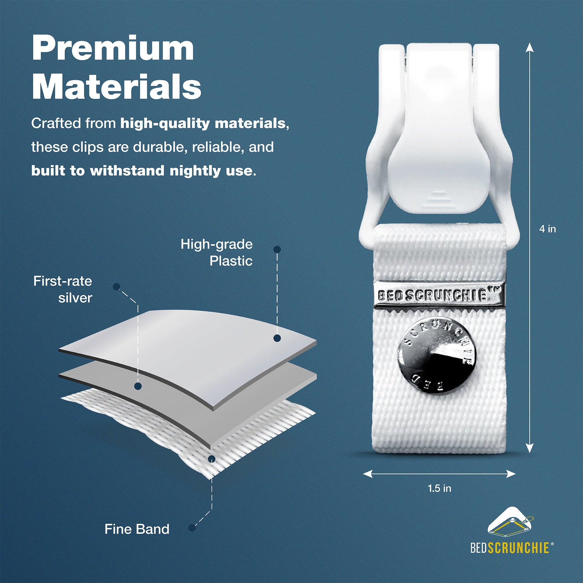 Bed Scrunchie® Clips