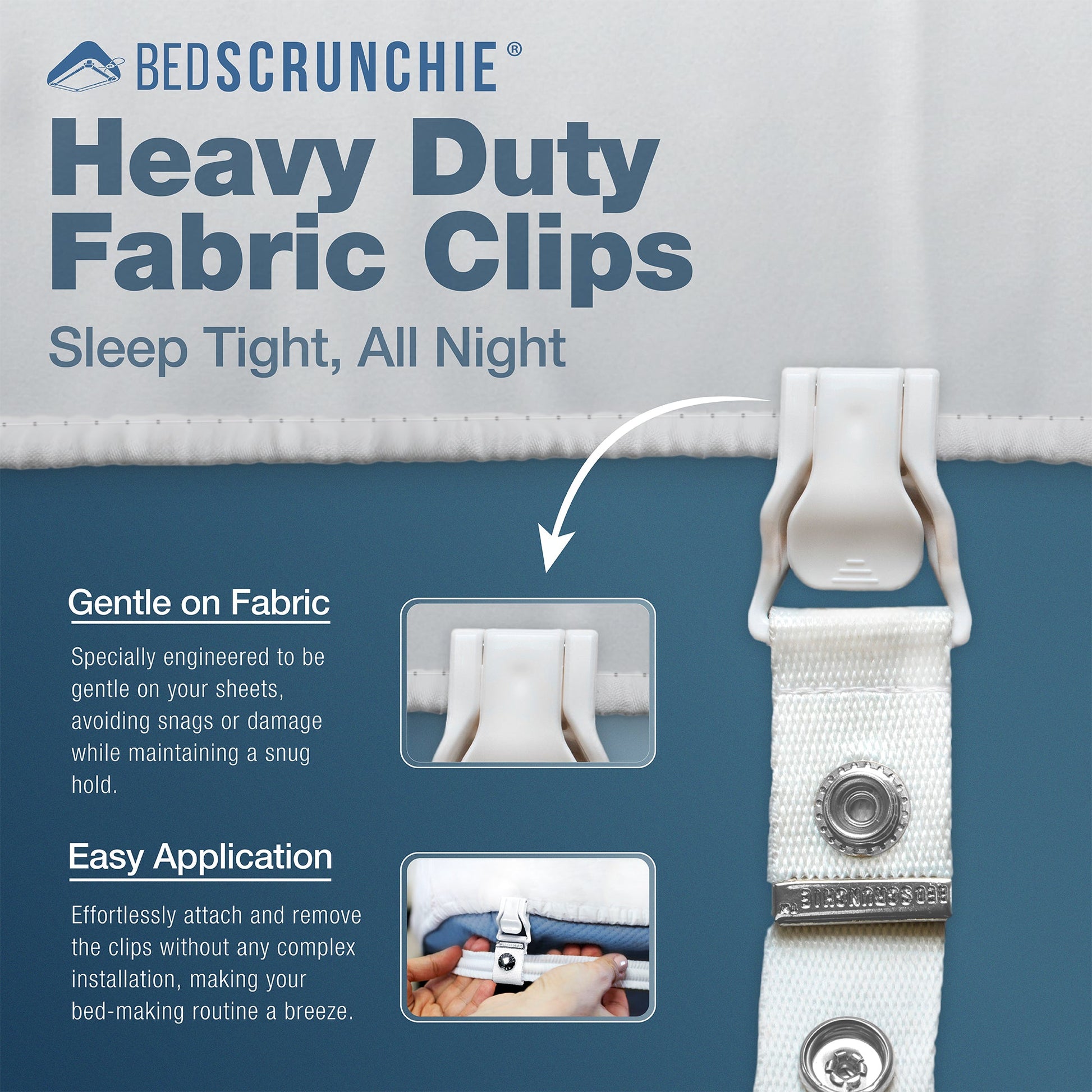 Bed Scrunchie® Clips