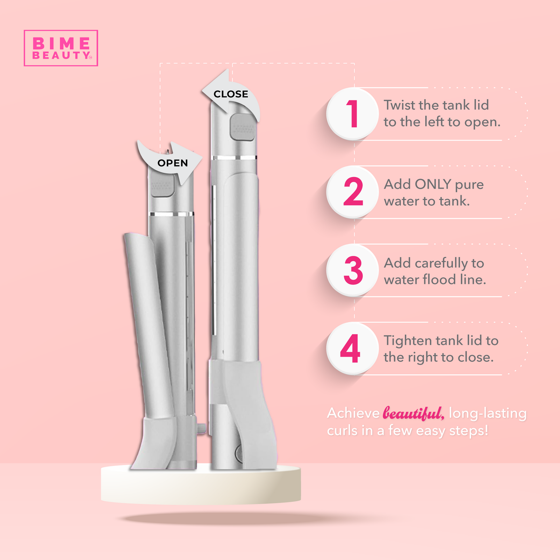 CurlStream Pro Ceramic Hair Iron