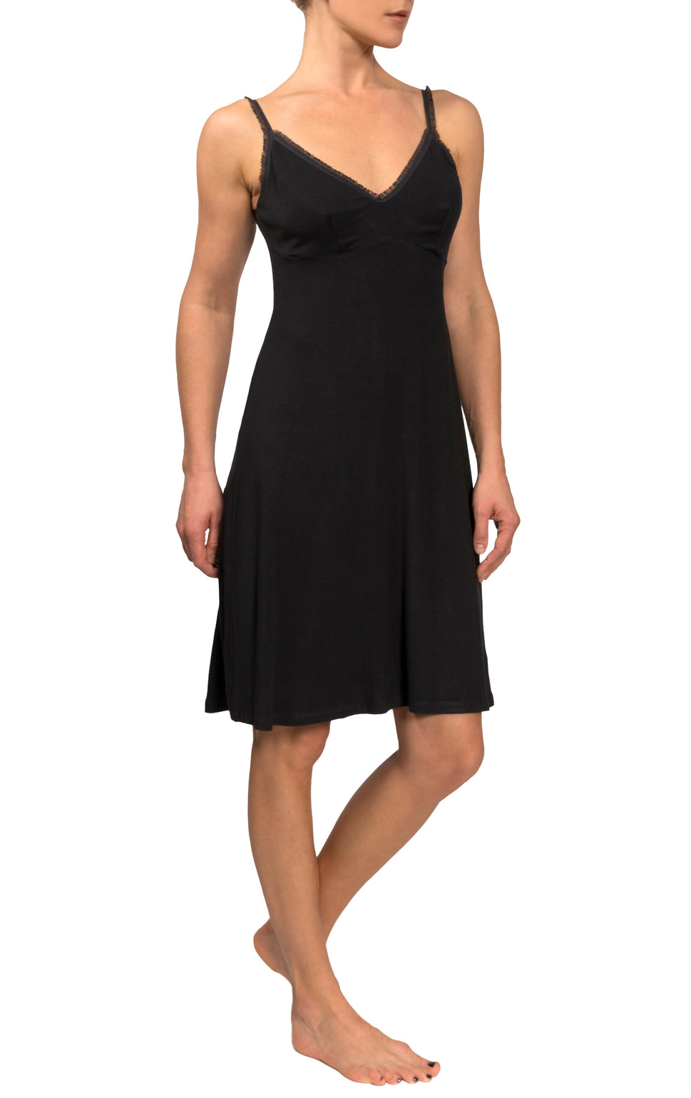 Sasha Babydoll Nightgown - Cotton Blend Jersey