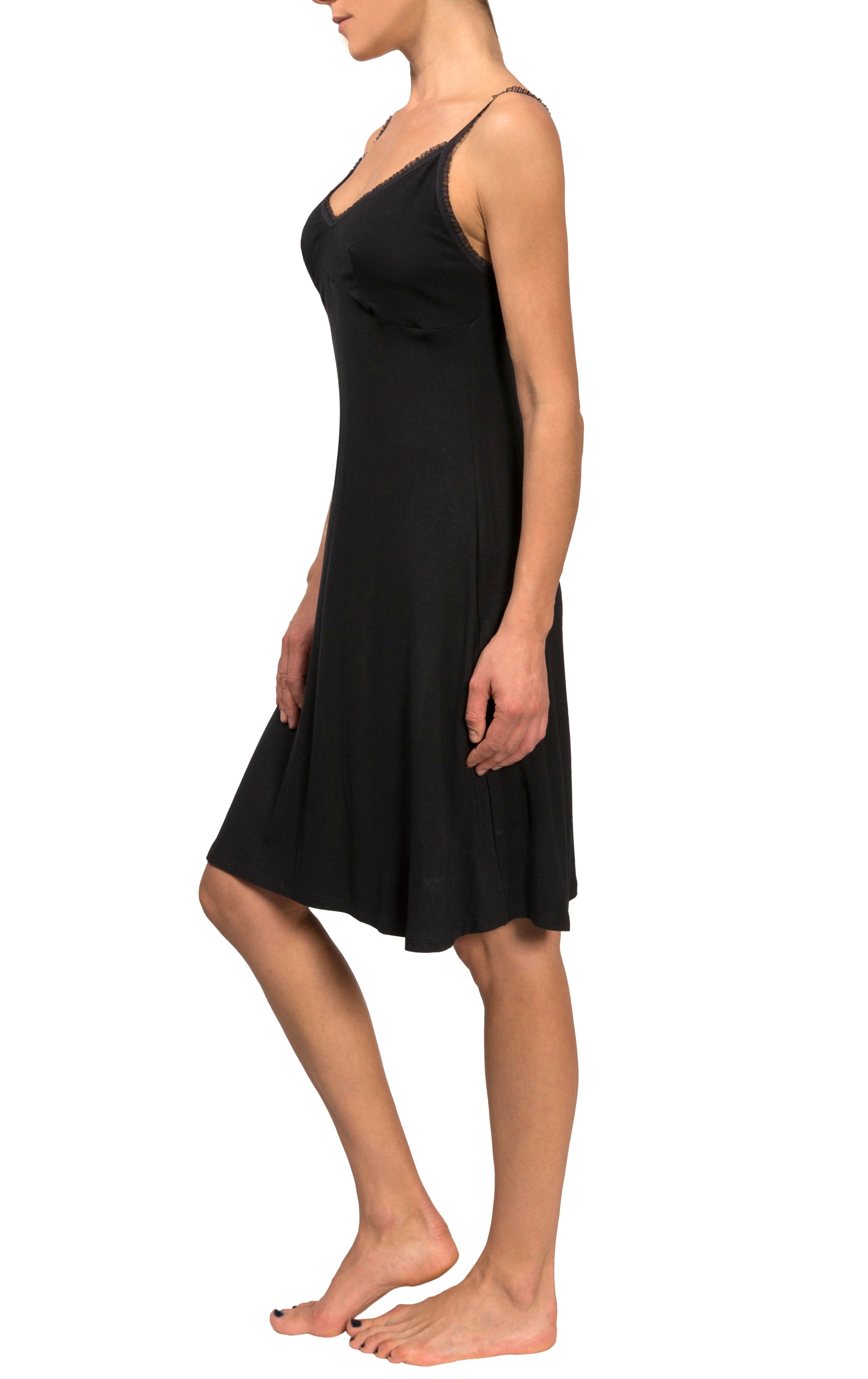 Sasha Babydoll Nightgown - Cotton Blend Jersey